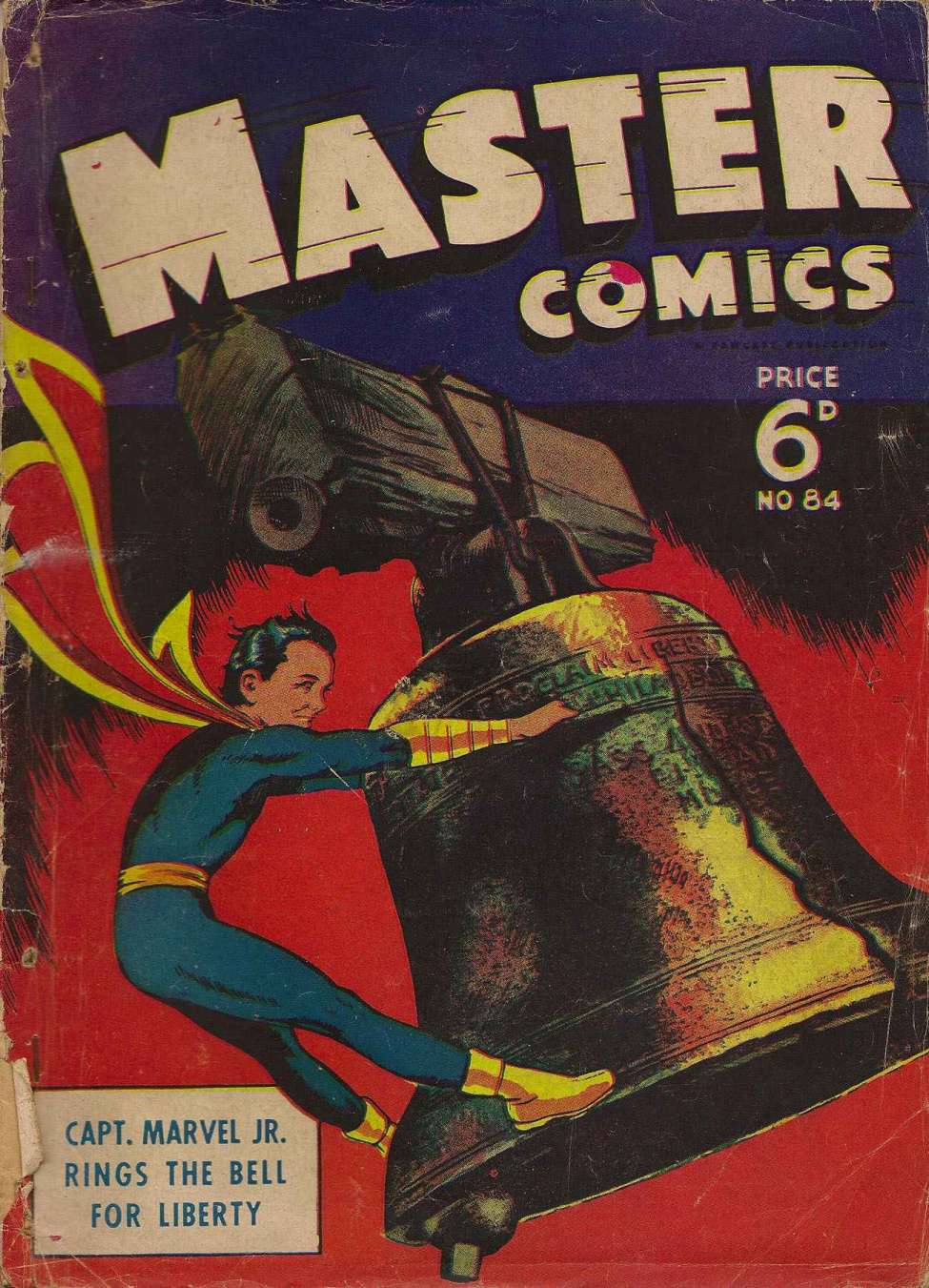 Comic Book Cover For Master Comics 84