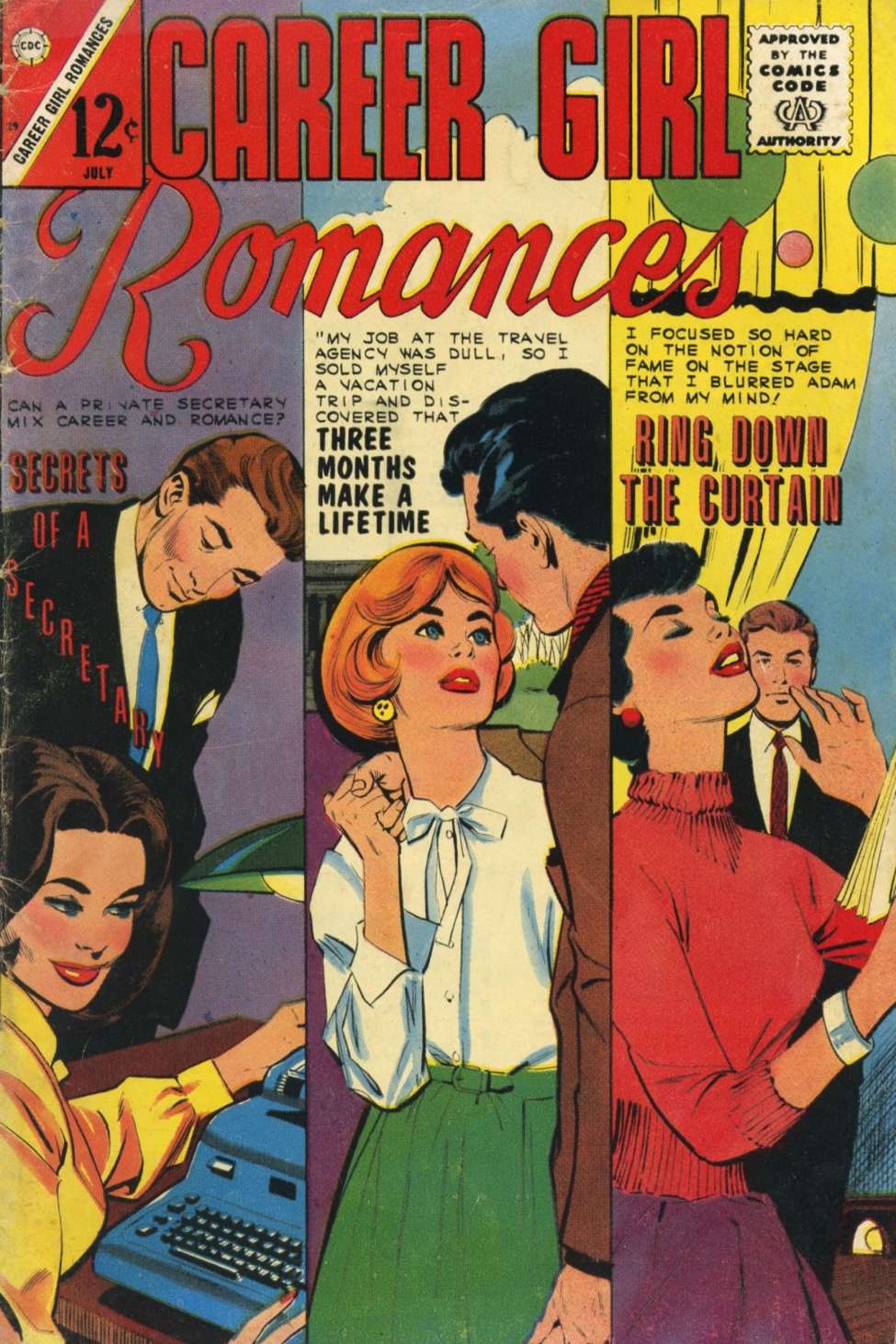 Comic Book Cover For Career Girl Romances 29