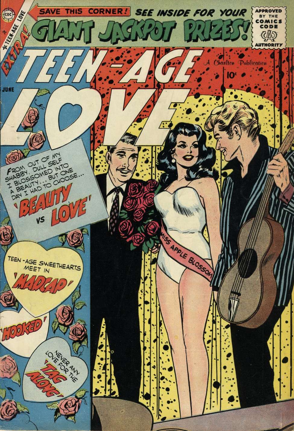 Comic Book Cover For Teen-Age Love 9