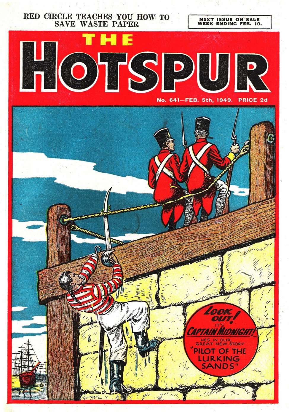 Comic Book Cover For The Hotspur 641