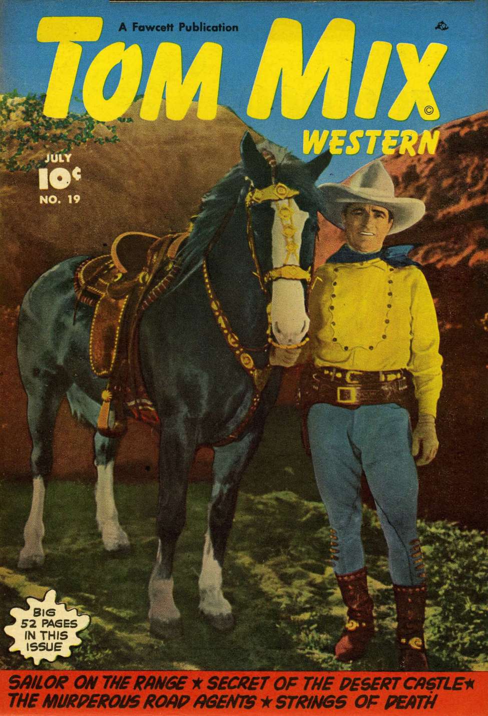 Book Cover For Tom Mix Western 19