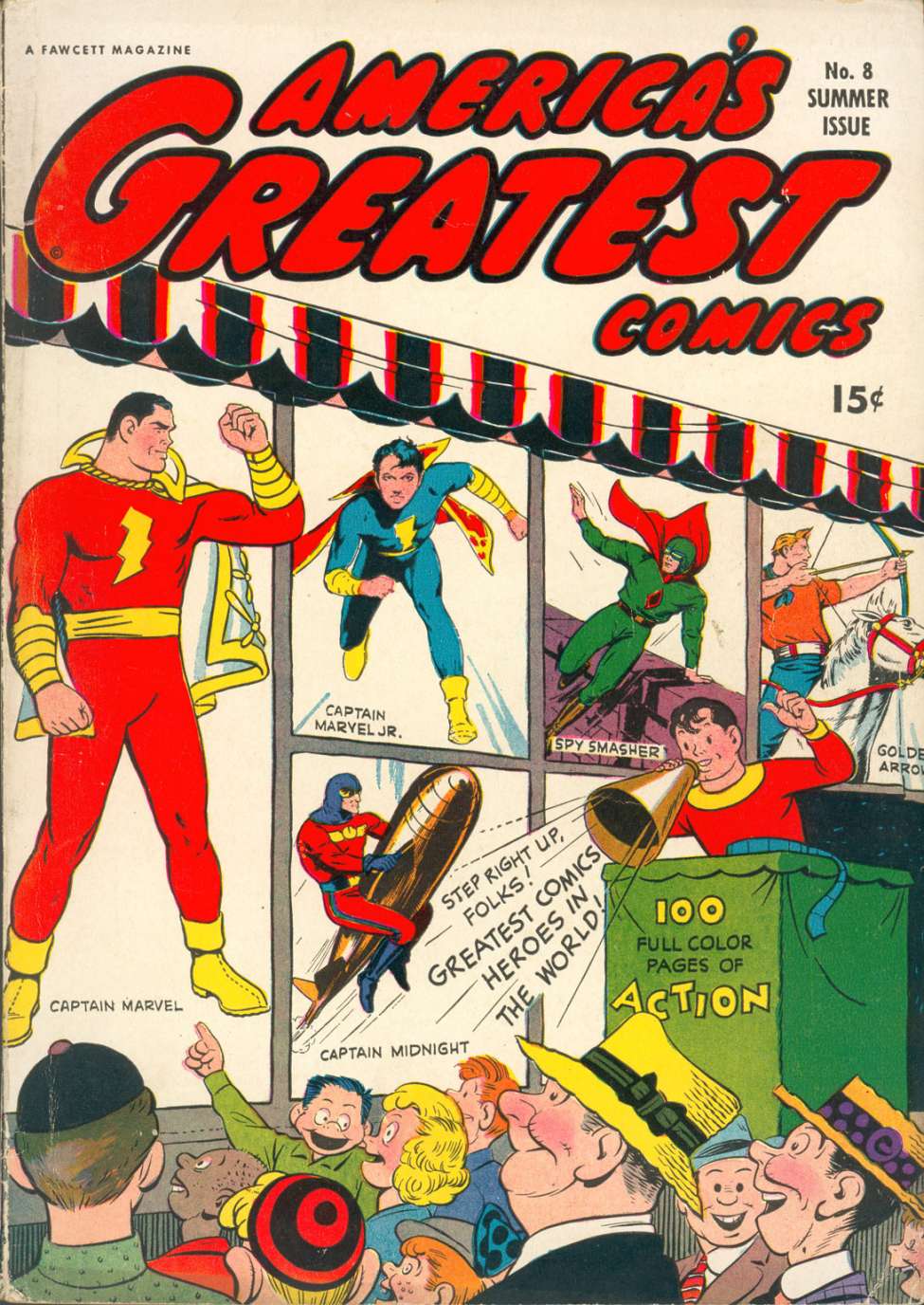 Comic Book Cover For America's Greatest Comics 8