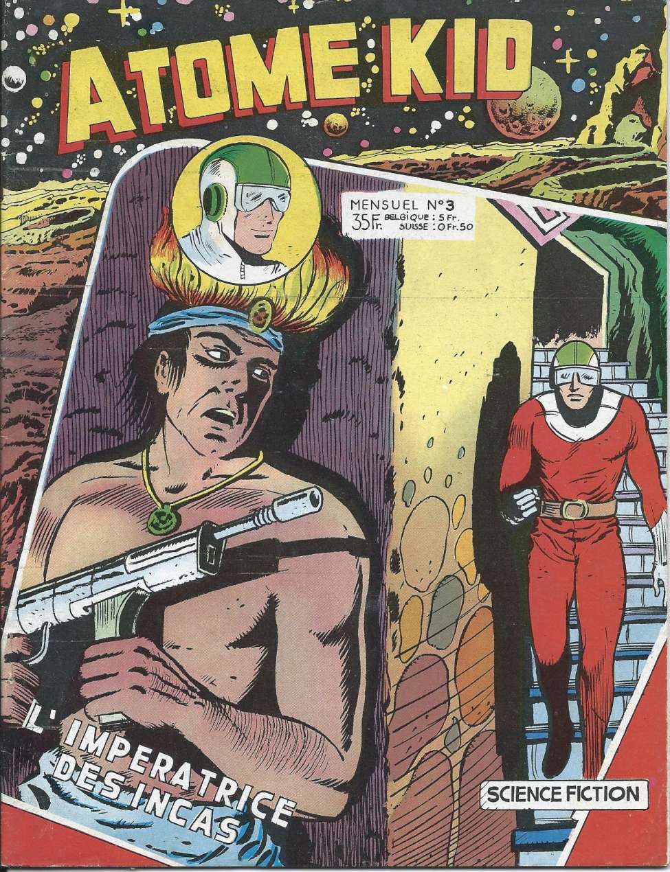 Comic Book Cover For Atome Kid 3 - L'imperatrice des Incas