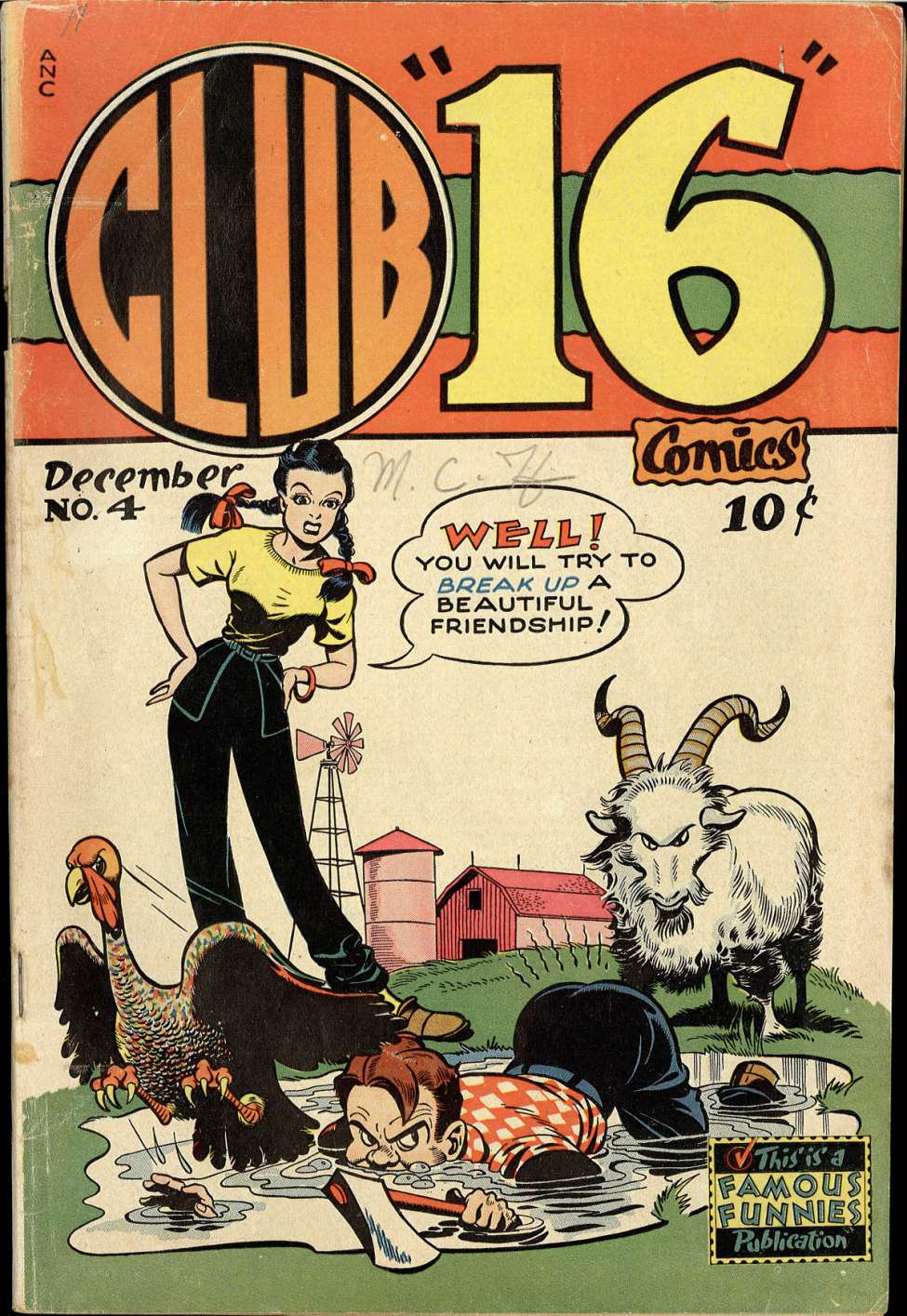 Comic Book Cover For Club 16 4