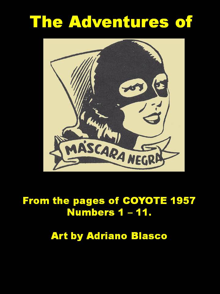 Comic Book Cover For Mascara Negra
