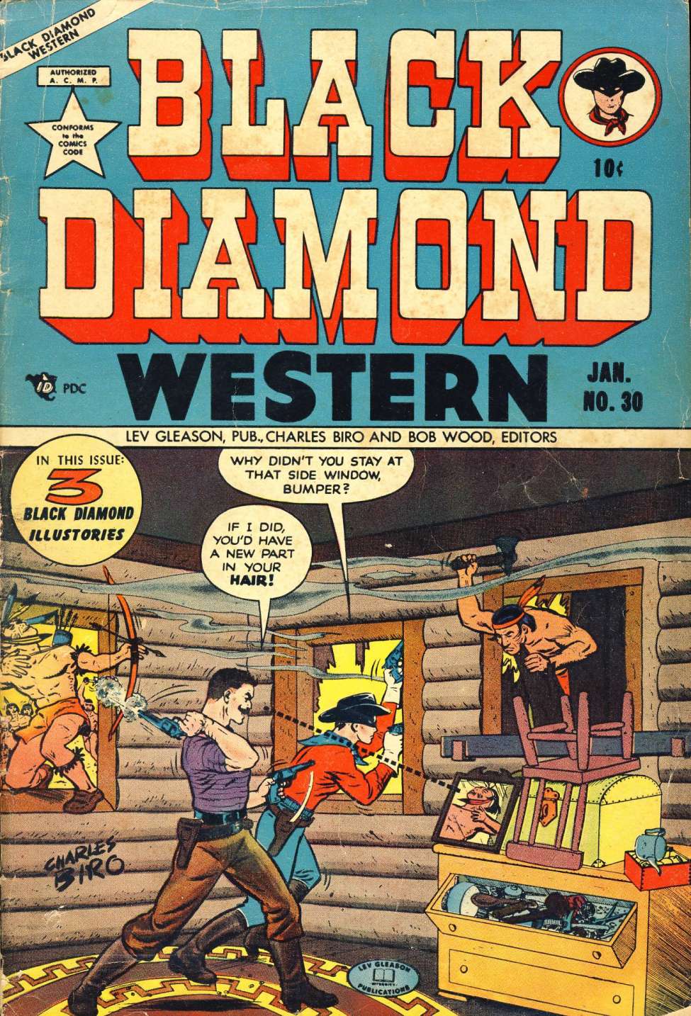 Comic Book Cover For Black Diamond Western 30