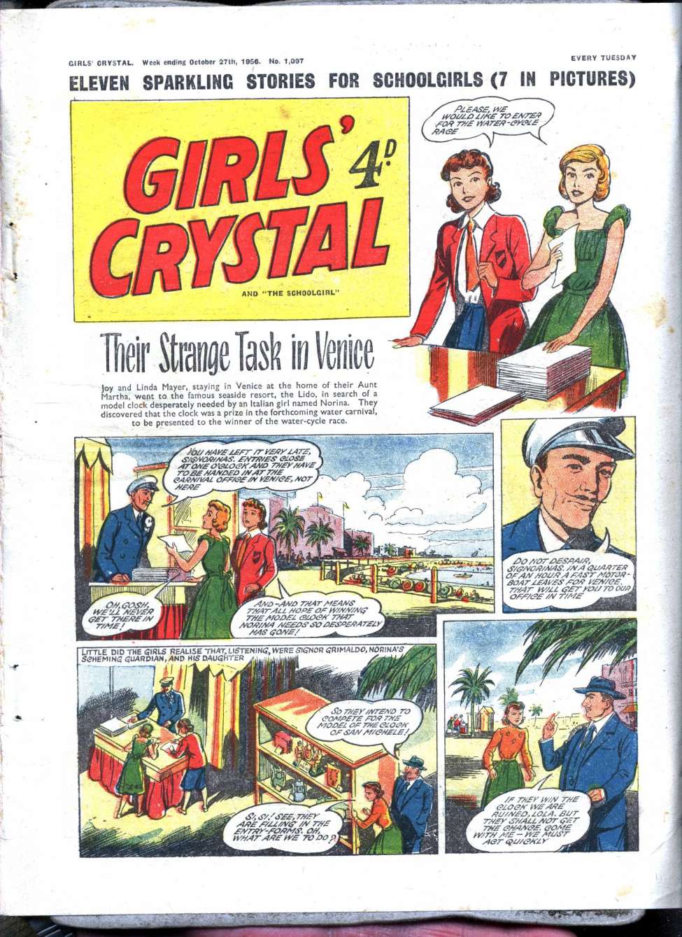Comic Book Cover For Girls' Crystal 1097