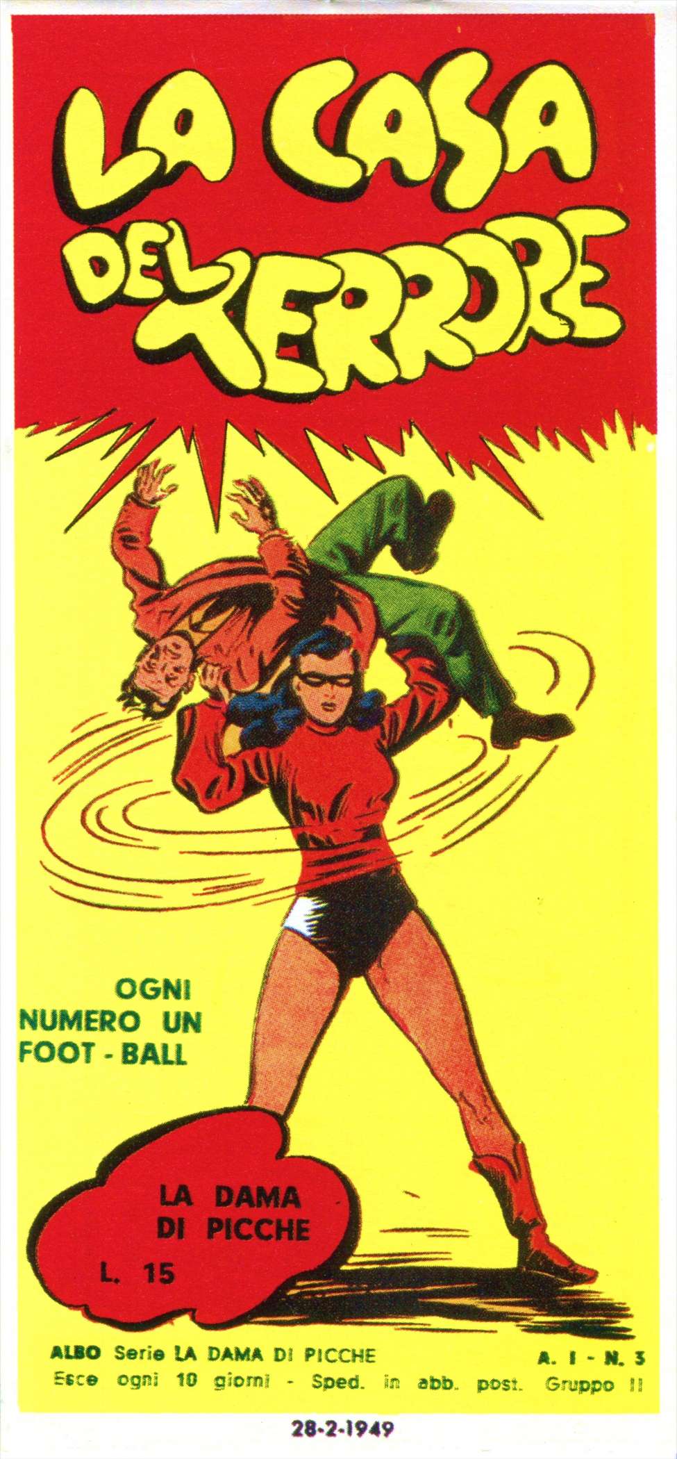 Comic Book Cover For La Dama Di Picche 3 - La Casa Del Terrore