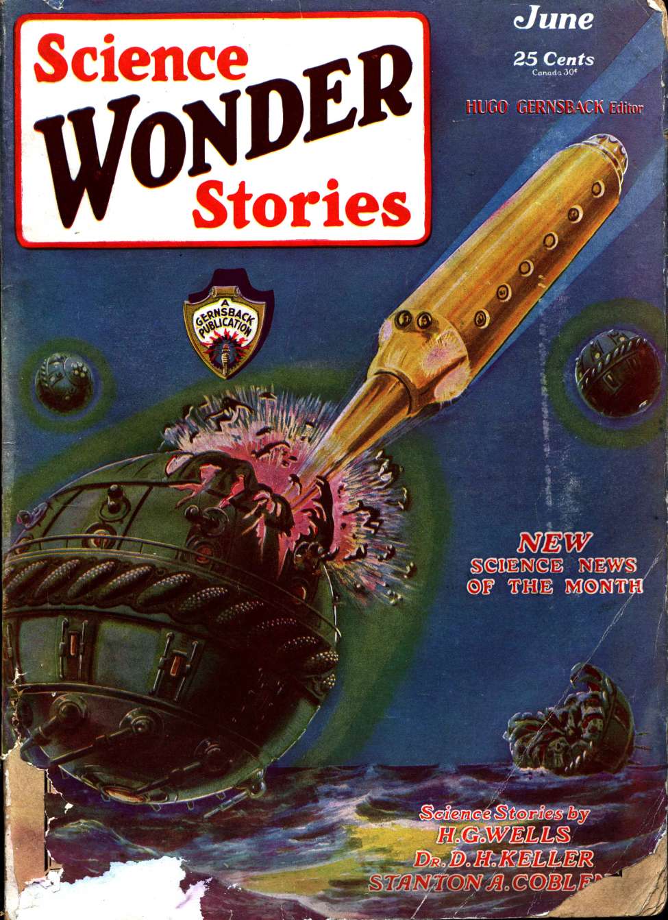 Book Cover For Science Wonder Stories 1 - The Reign of the Ray - Irvin Lester