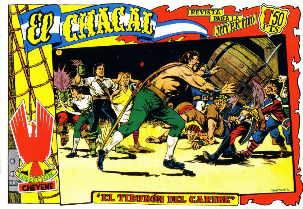 Comic Book Cover For El Chacal 5 - El Tiburón Del Caribe