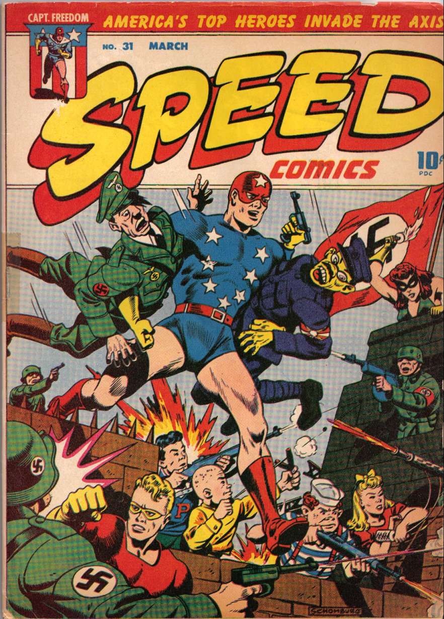 Comic Book Cover For Speed Comics 31 - Version 1