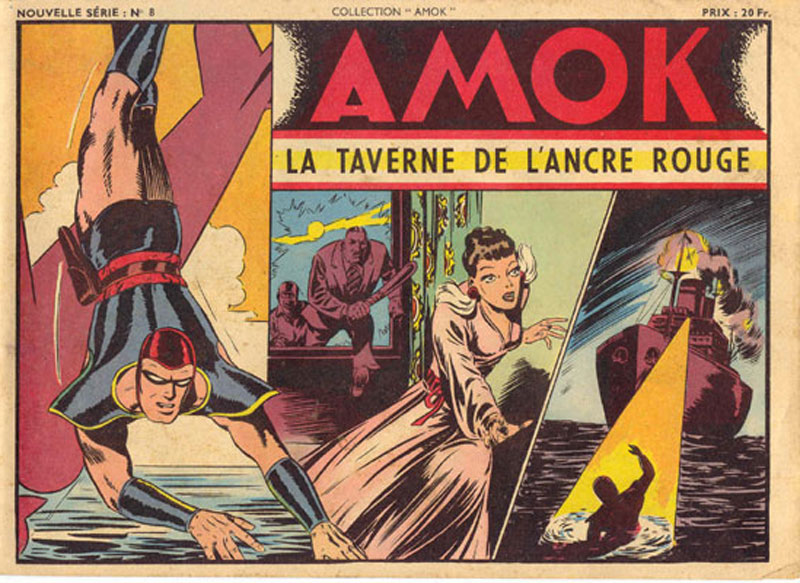 Comic Book Cover For Amok 8 - La Taverne de l'Ancre Rouge