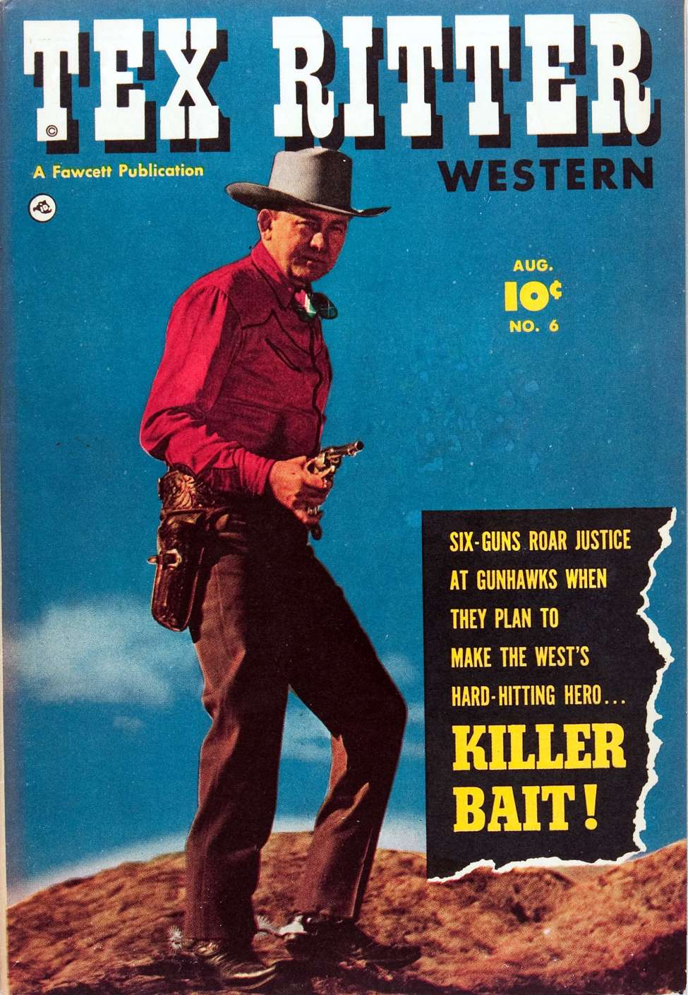 Comic Book Cover For Tex Ritter Western 6