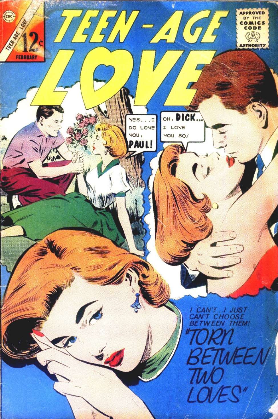 Comic Book Cover For Teen-Age Love 36