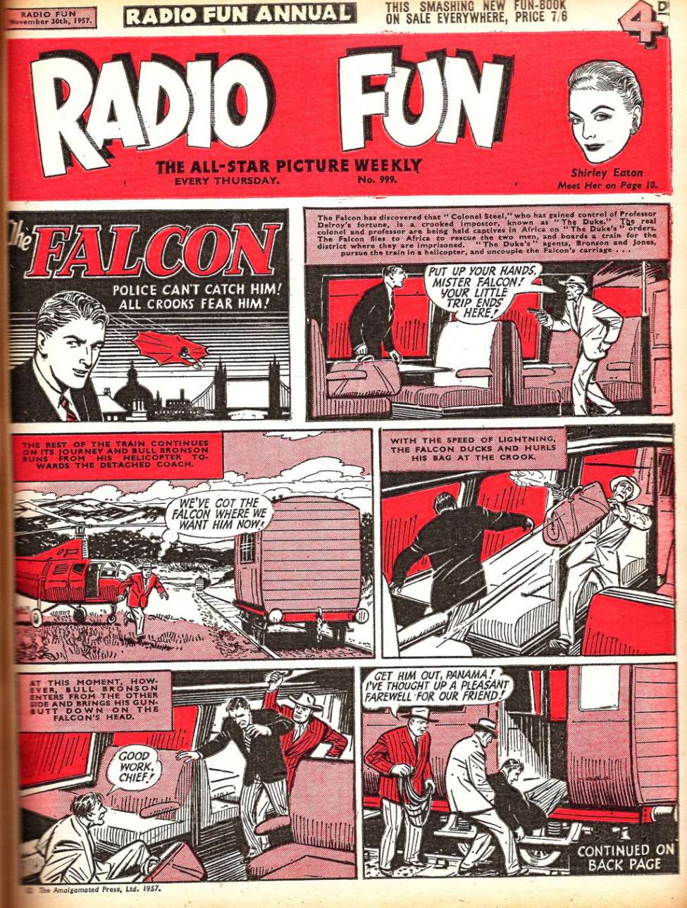 Comic Book Cover For Radio Fun 999