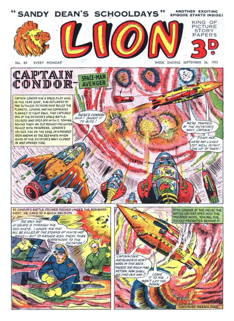 Comic Book Cover For Lion 84