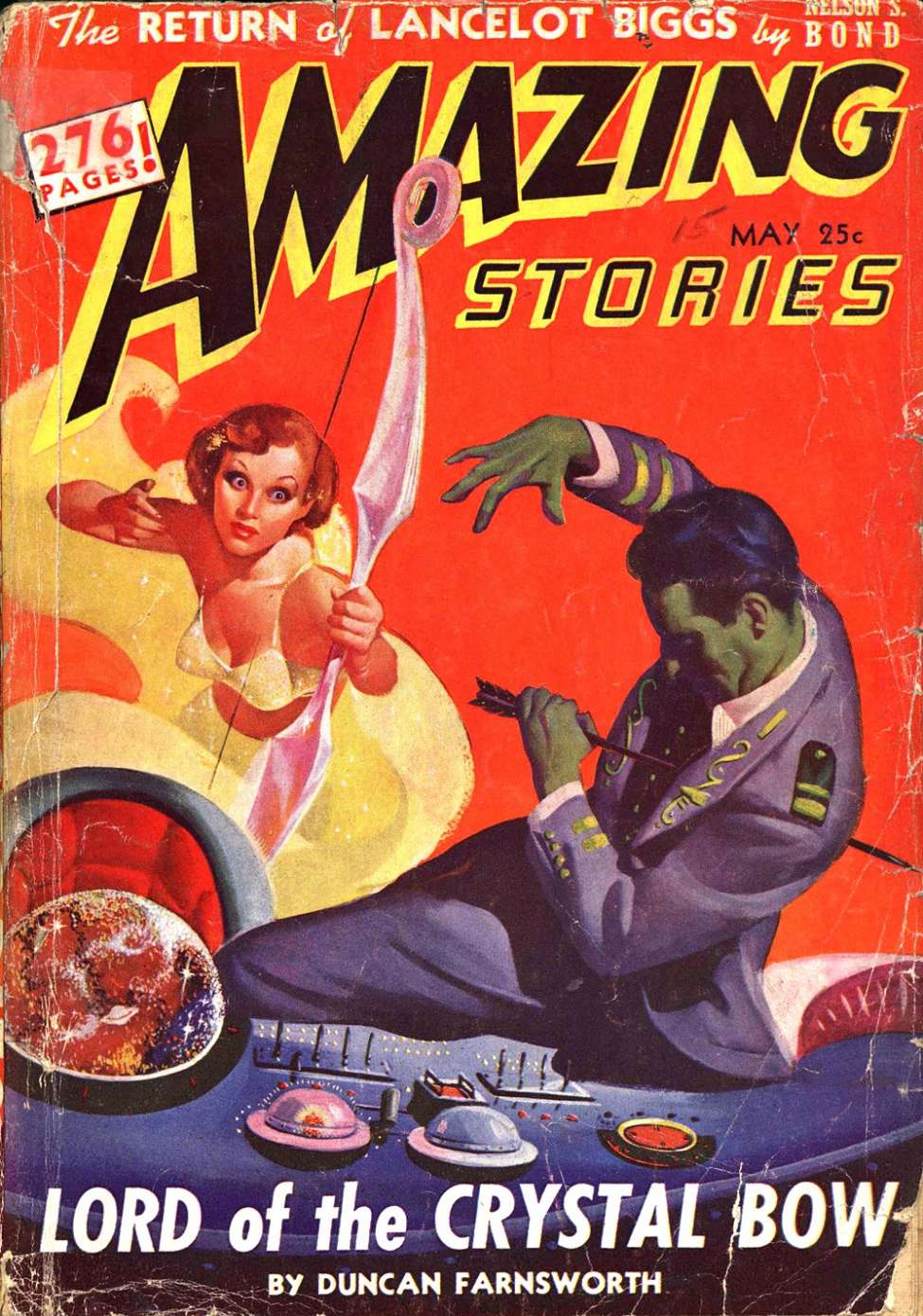 Comic Book Cover For Amazing Stories v16 5 - Lord of the Crystal Bow - Duncan Farnsworth