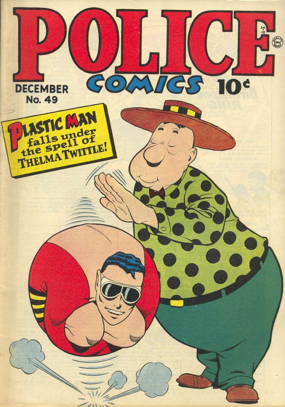 Comic Book Cover For Police Comics 49