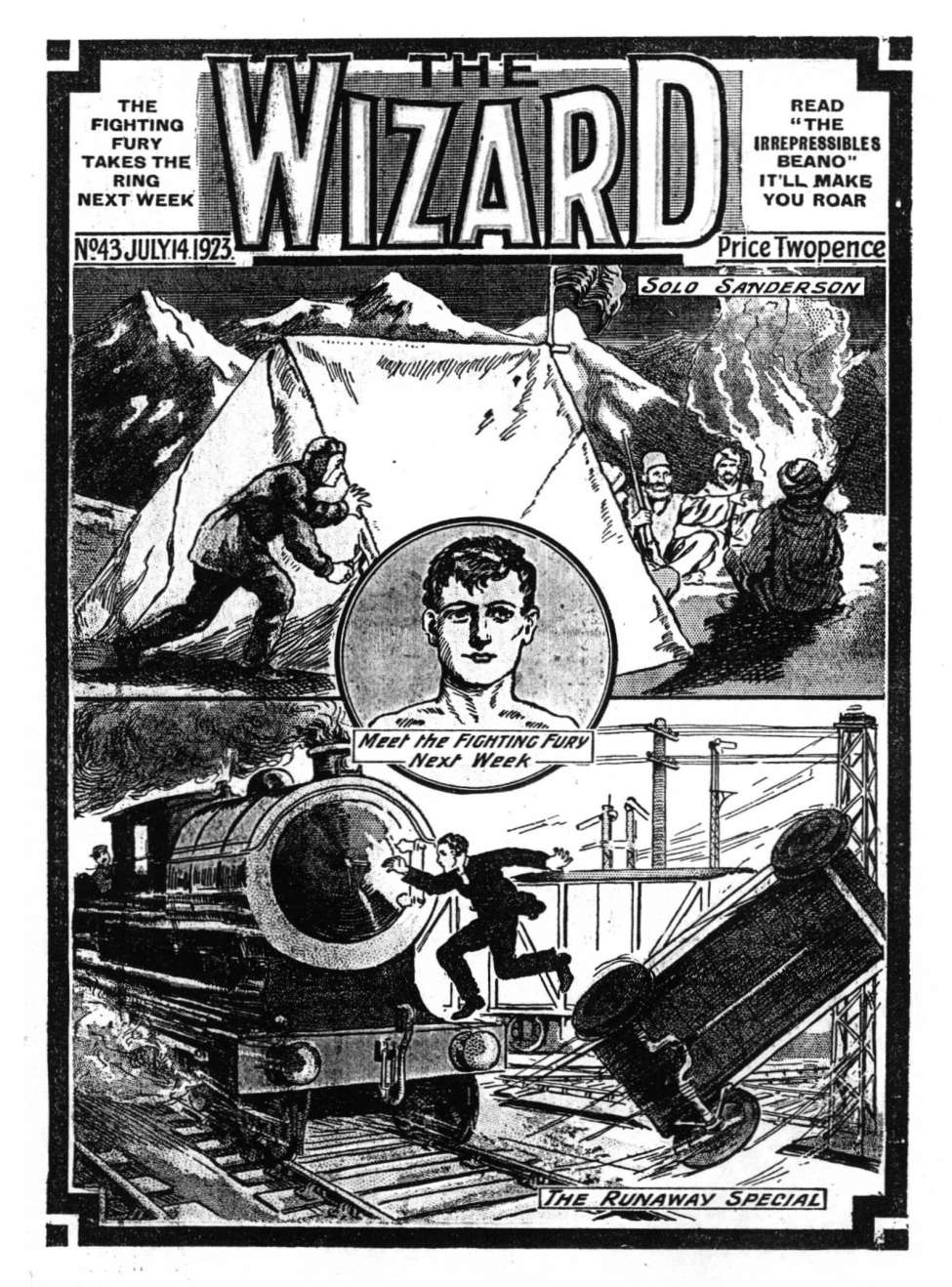 Comic Book Cover For The Wizard 43