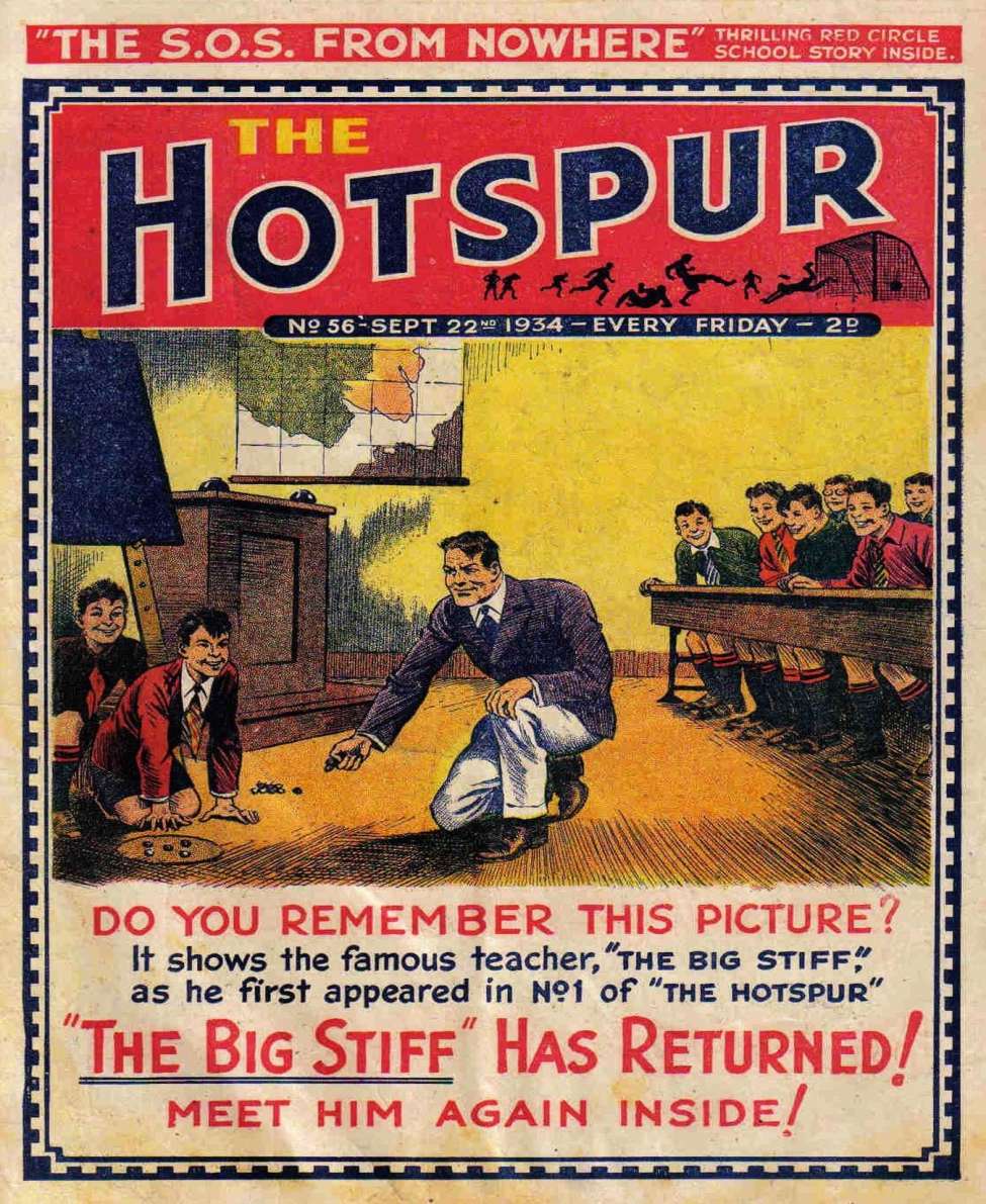 Comic Book Cover For The Hotspur 56