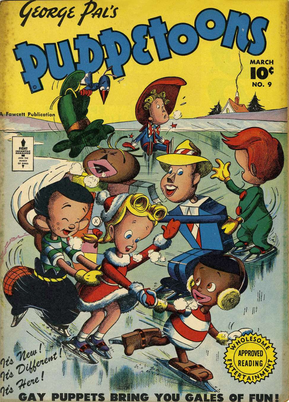 Comic Book Cover For George Pal's Puppetoons 9