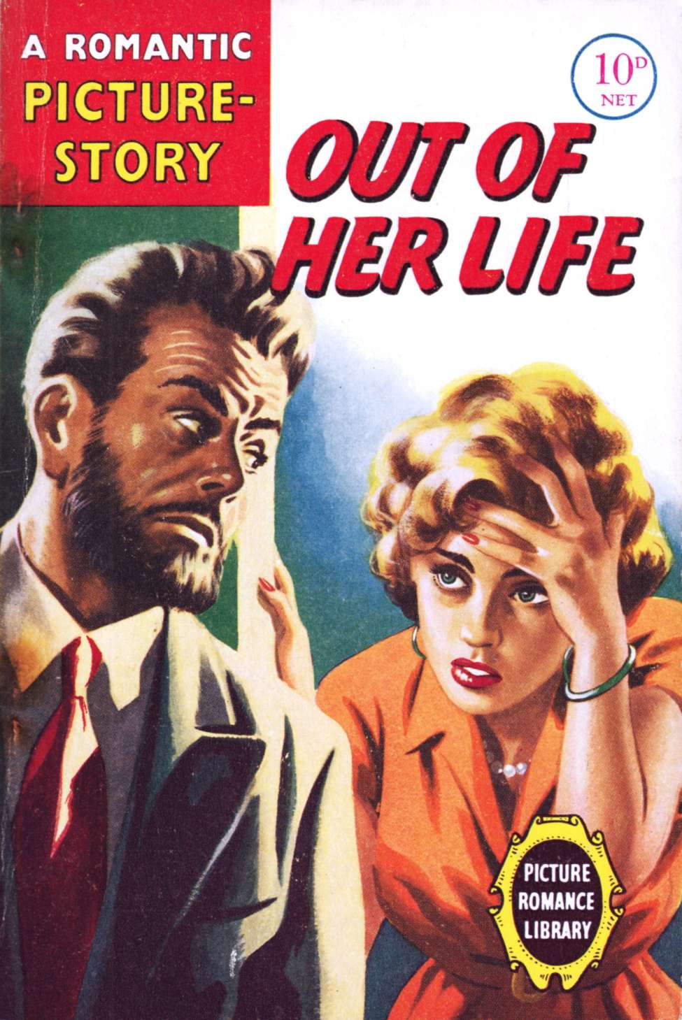 Book Cover For Picture Romance Library 23a - Out Of Her Life