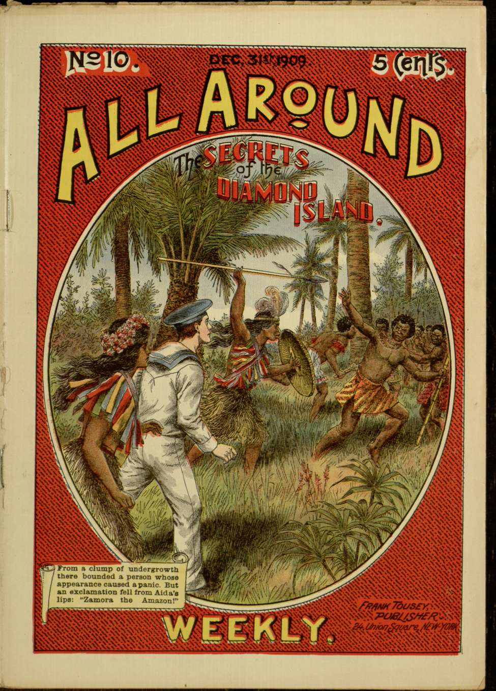 Book Cover For All Around Weekly 10 - The Secrets of the Diamond Island