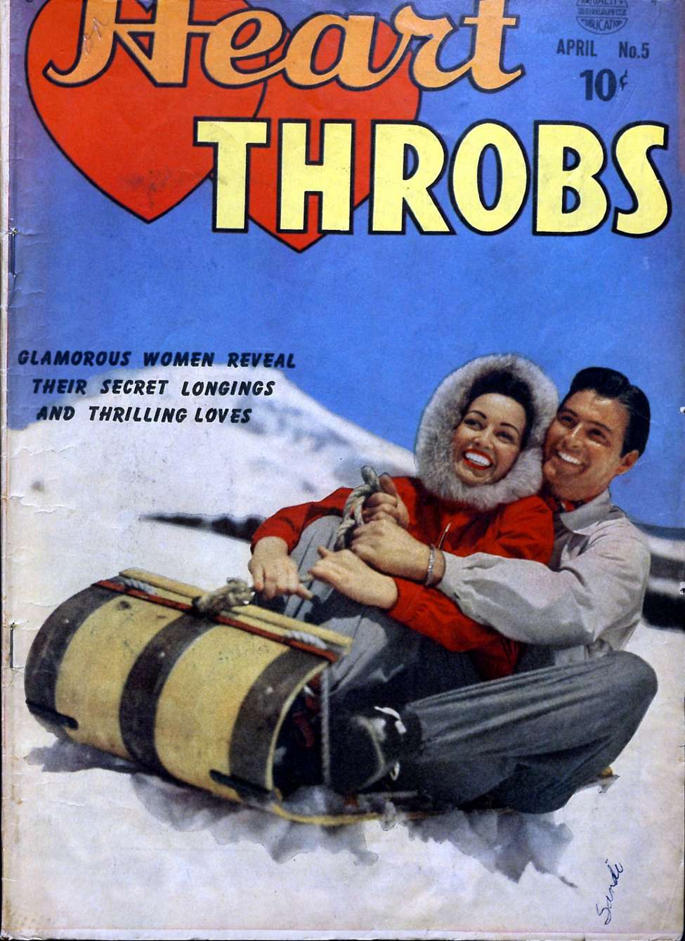 Comic Book Cover For Heart Throbs 5