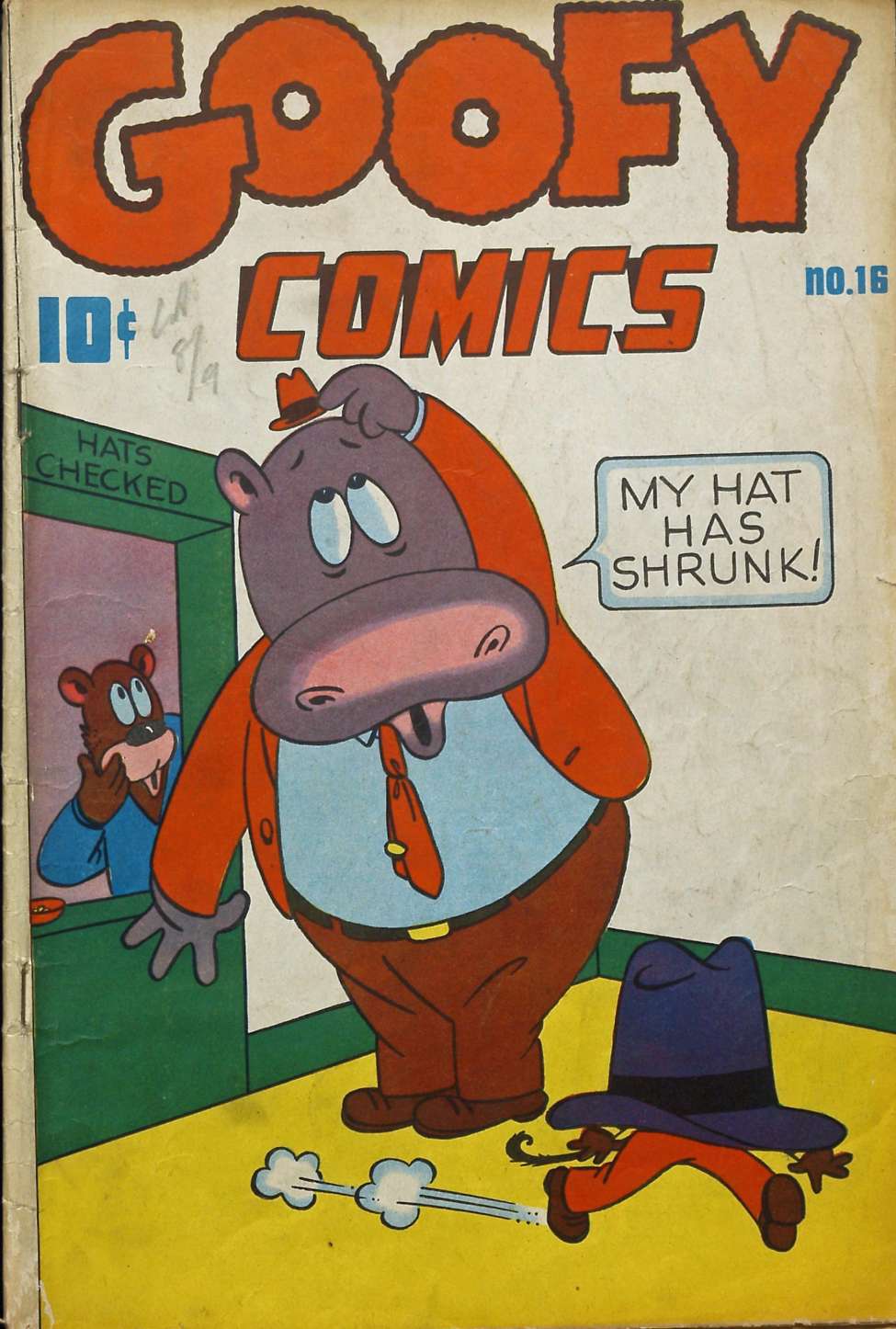 Comic Book Cover For Goofy Comics 16 - Version 1