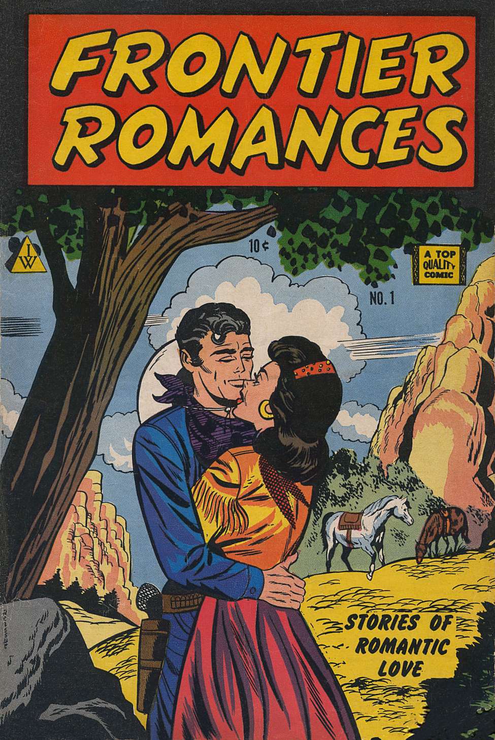 Book Cover For Frontier Romances 1