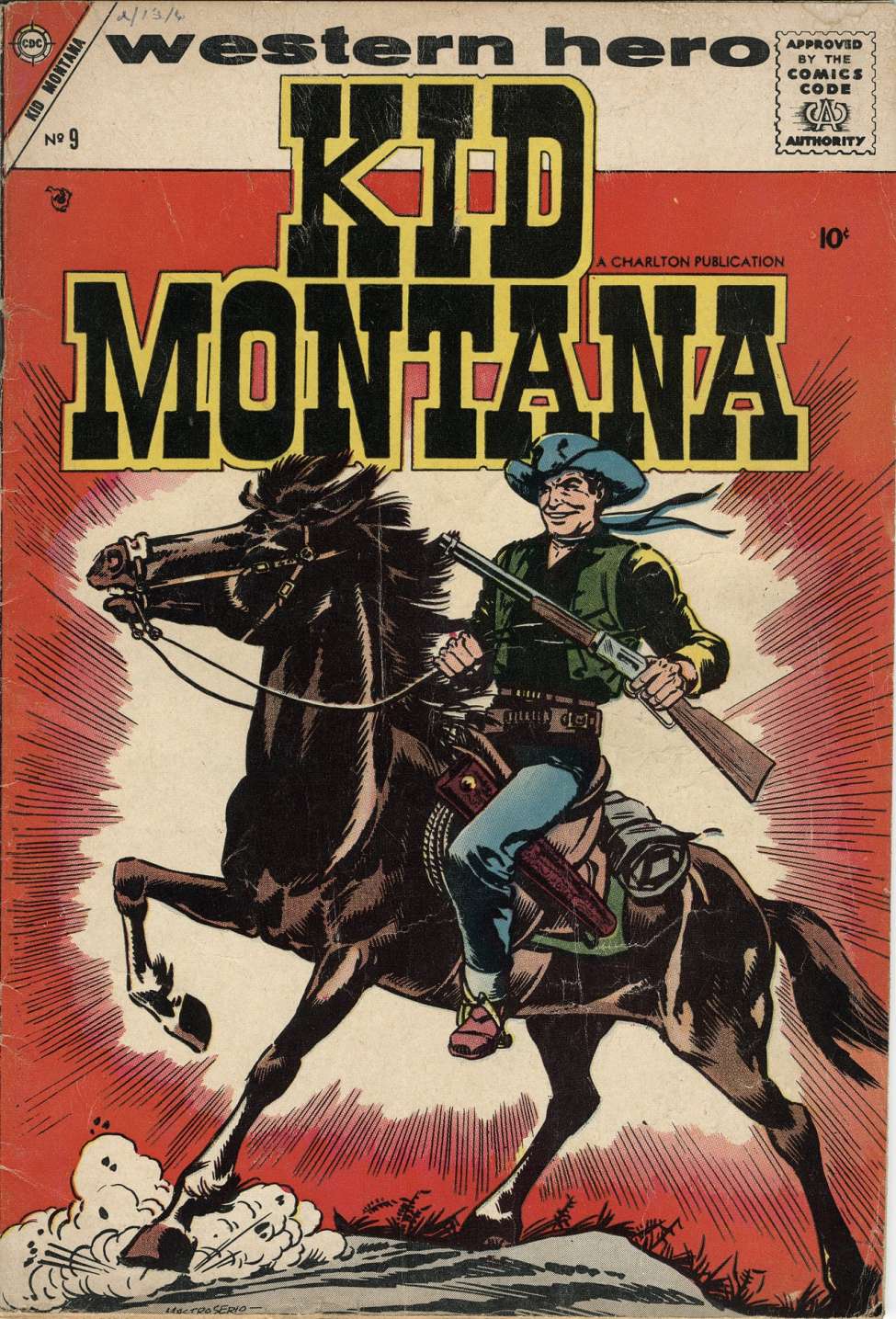 Comic Book Cover For Kid Montana 9