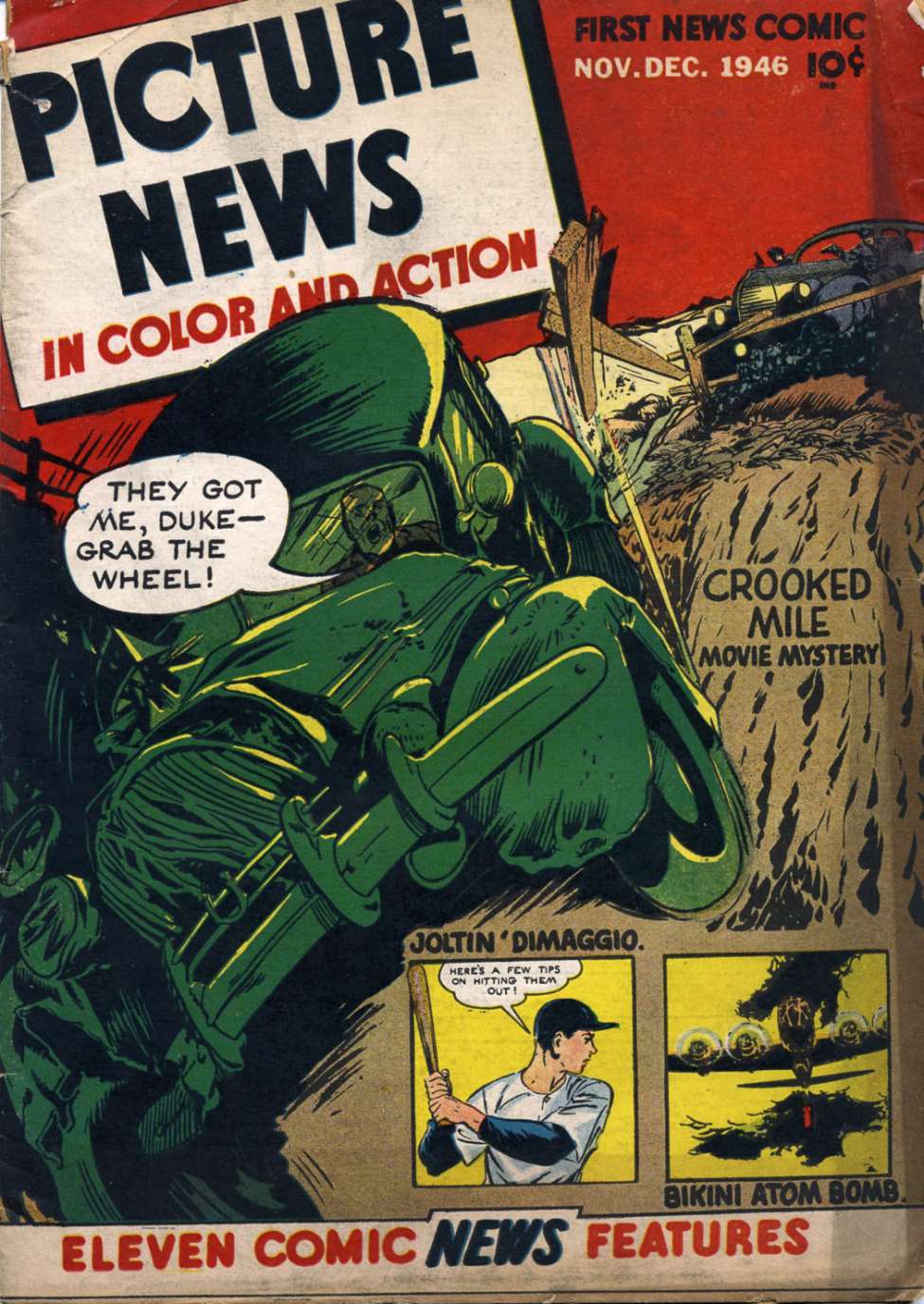 Comic Book Cover For Picture News 9