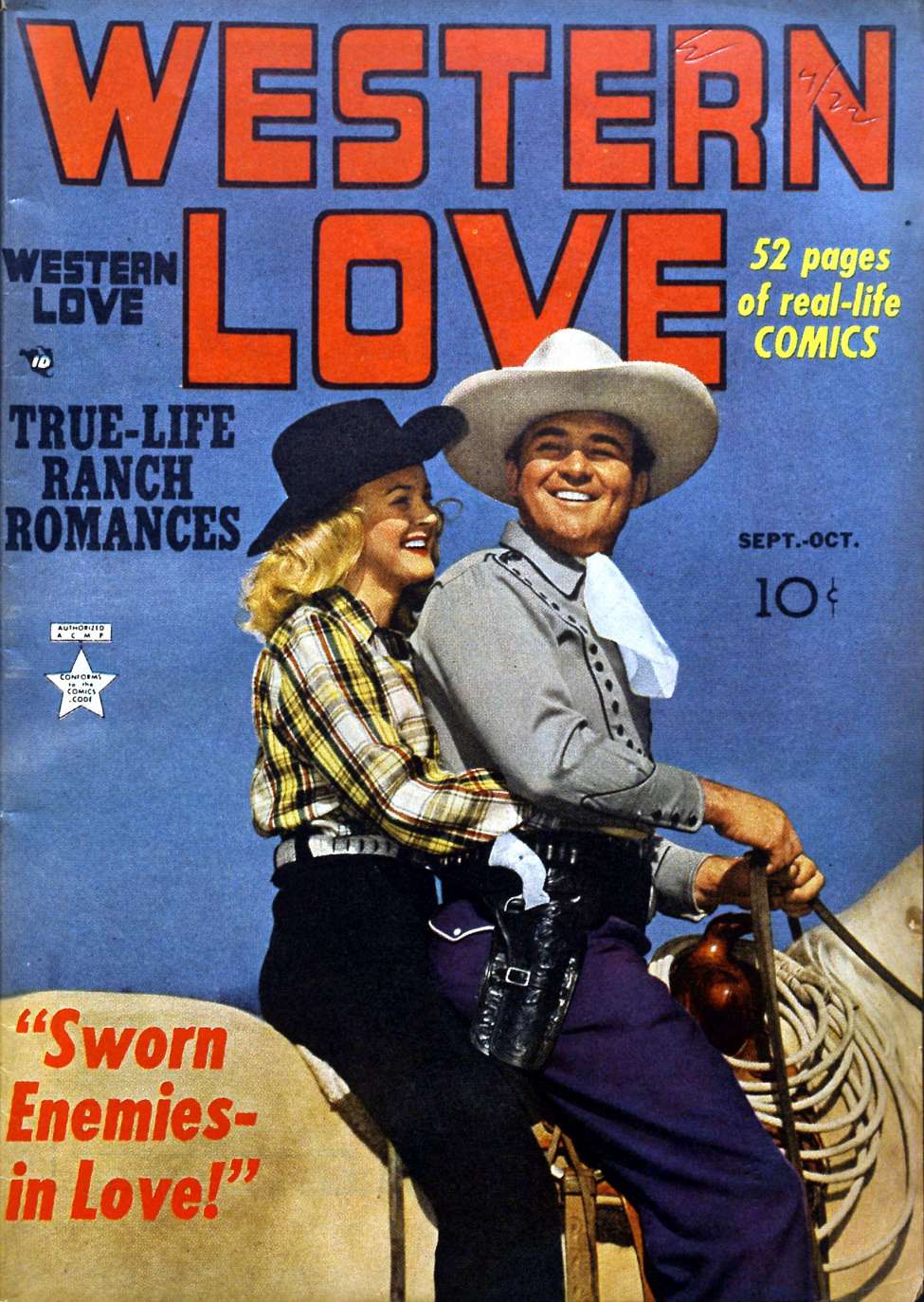 Comic Book Cover For Western Love 2