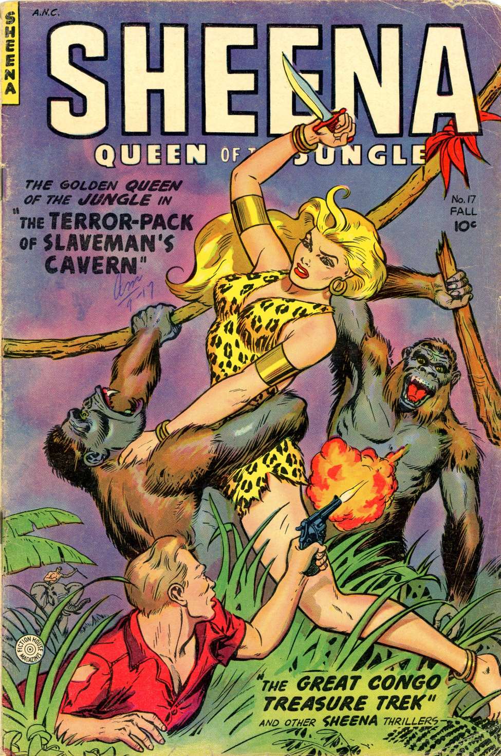 Comic Book Cover For Sheena, Queen of the Jungle 17