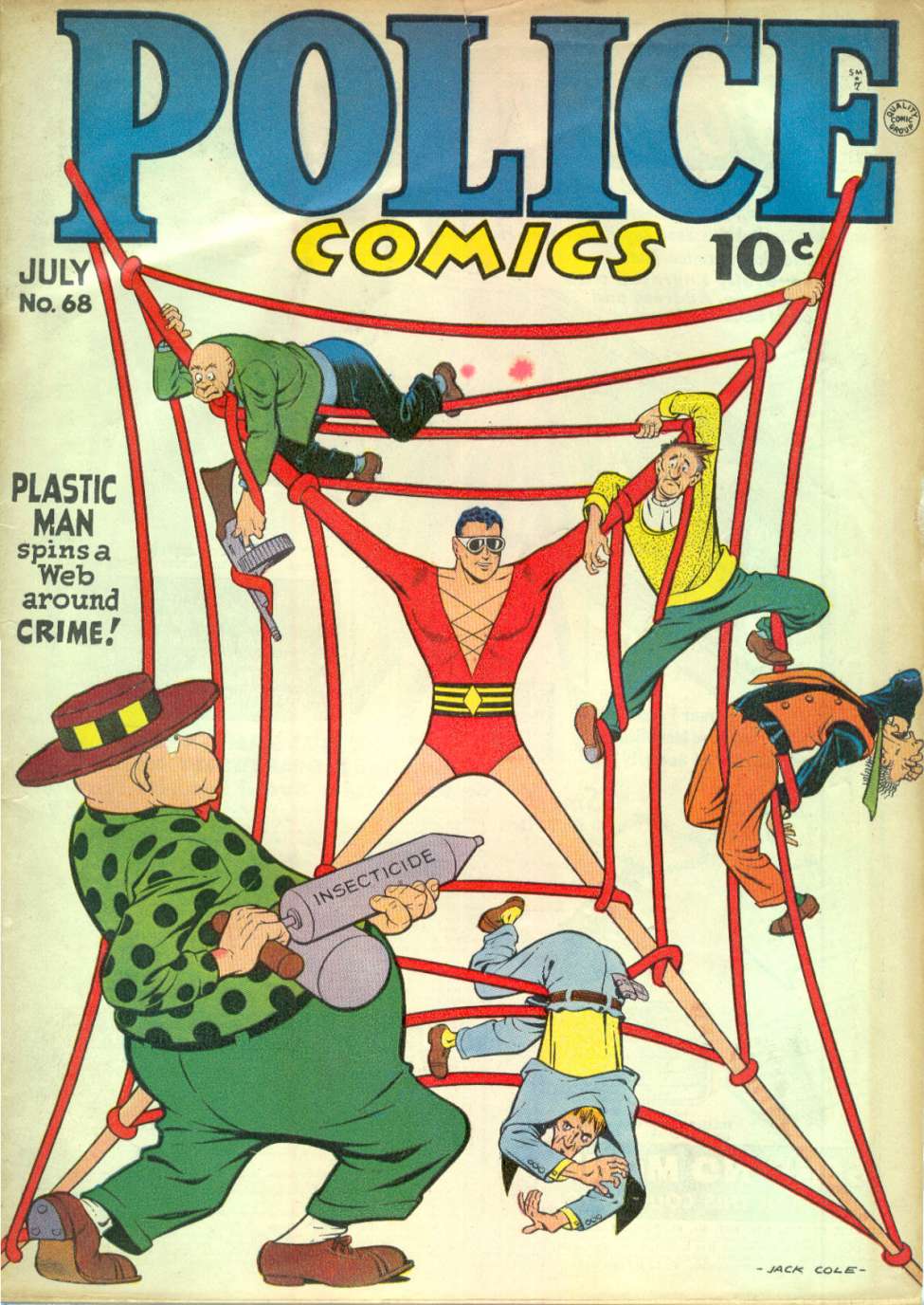 Comic Book Cover For Police Comics 68