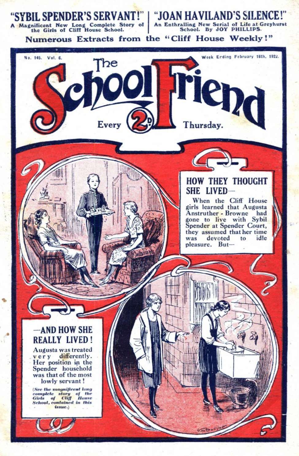 Book Cover For The School Friend 145