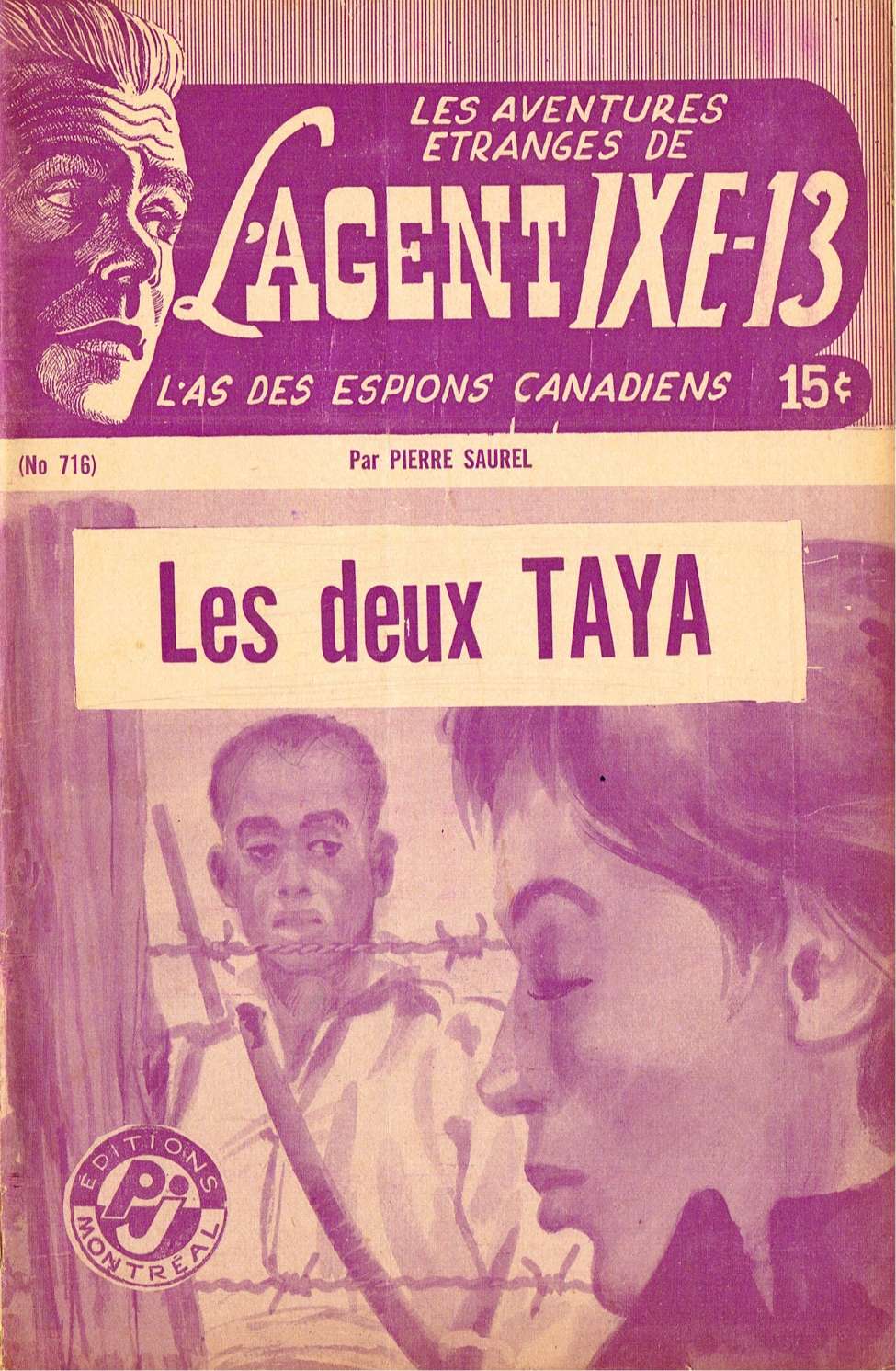 Book Cover For L'Agent IXE-13 v2 716 - Les deux Taya