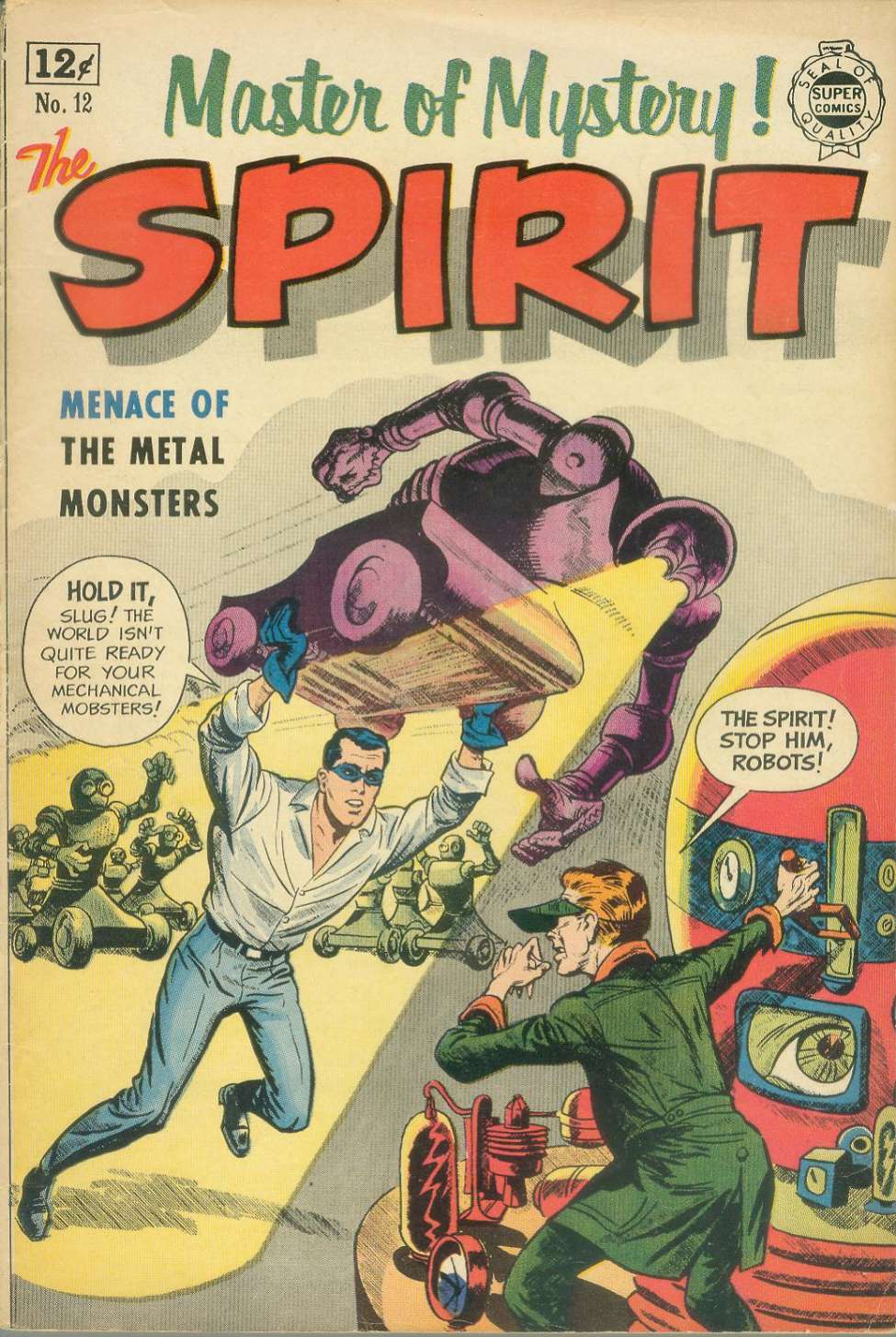 Comic Book Cover For The Spirit 12