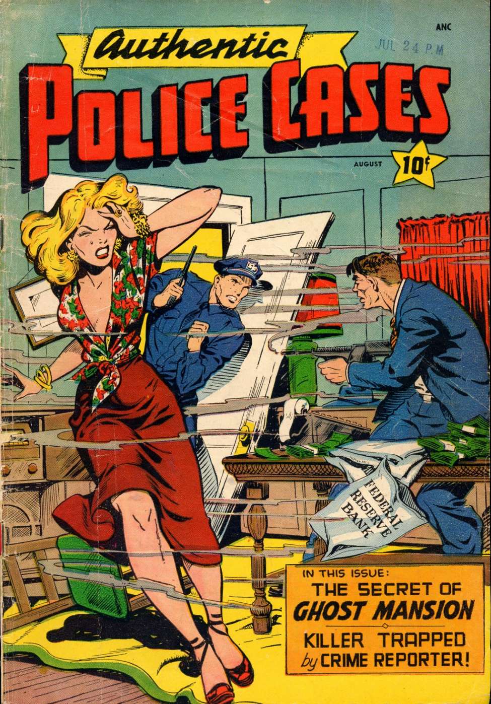Book Cover For Authentic Police Cases 8