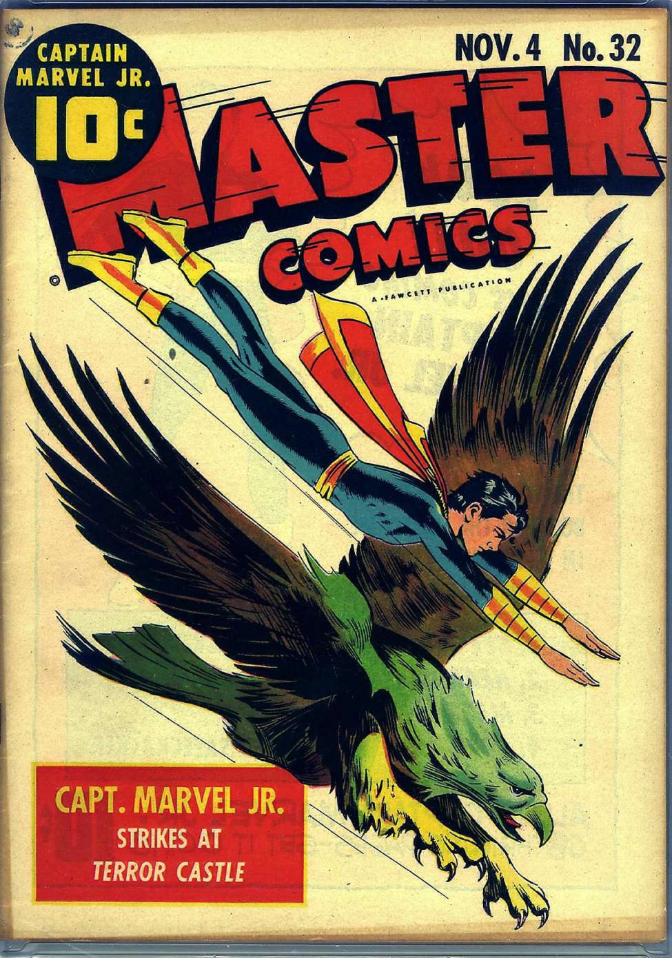 Comic Book Cover For Master Comics 32