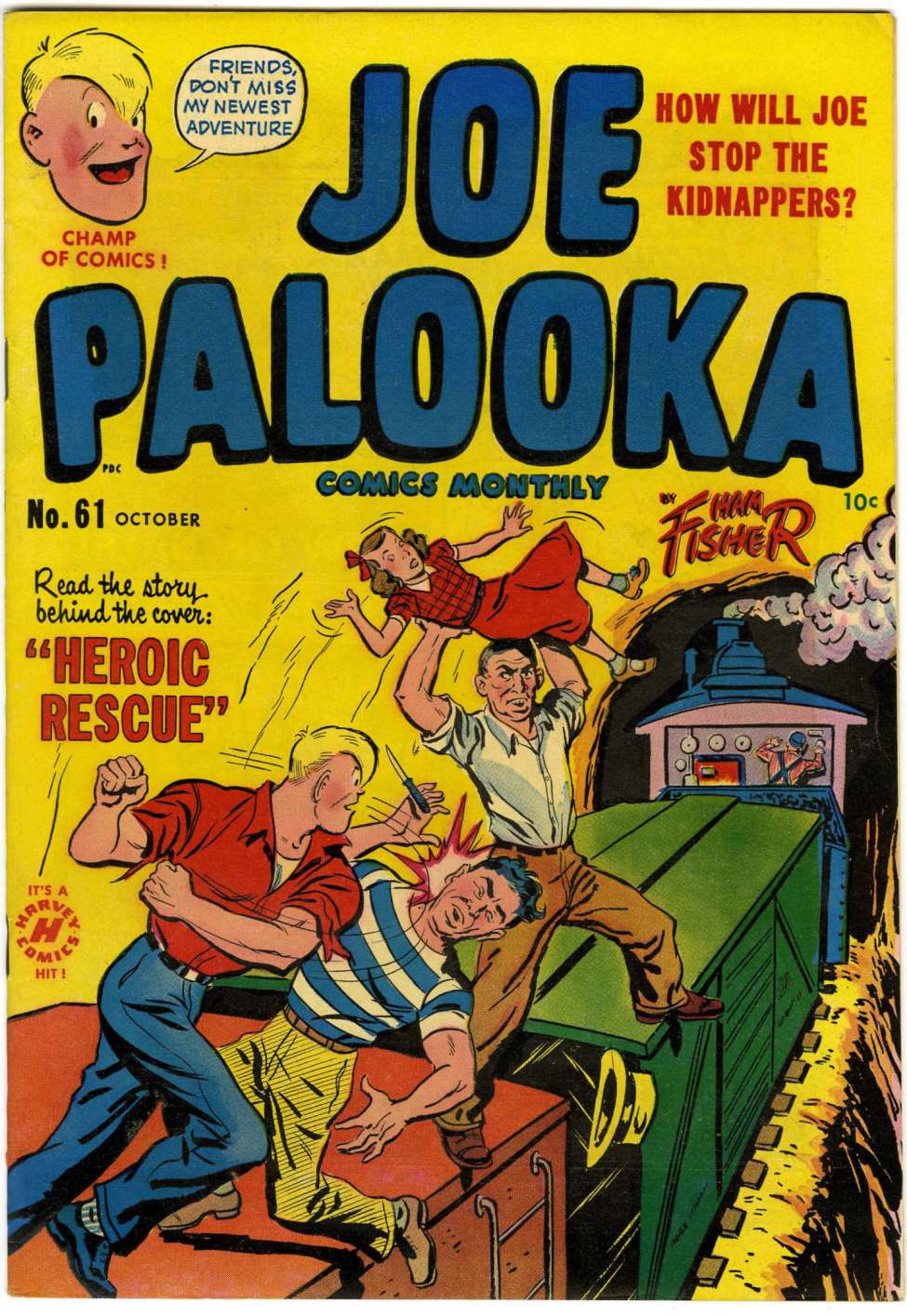 Comic Book Cover For Joe Palooka Comics 61