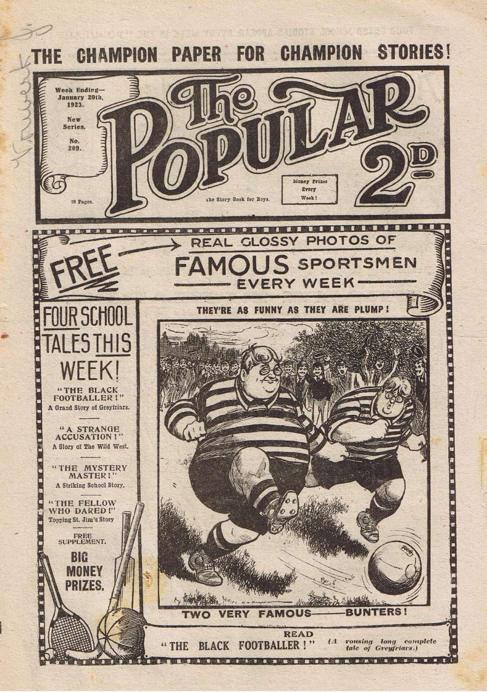 Comic Book Cover For The Popular 209 - A Strange Accusation