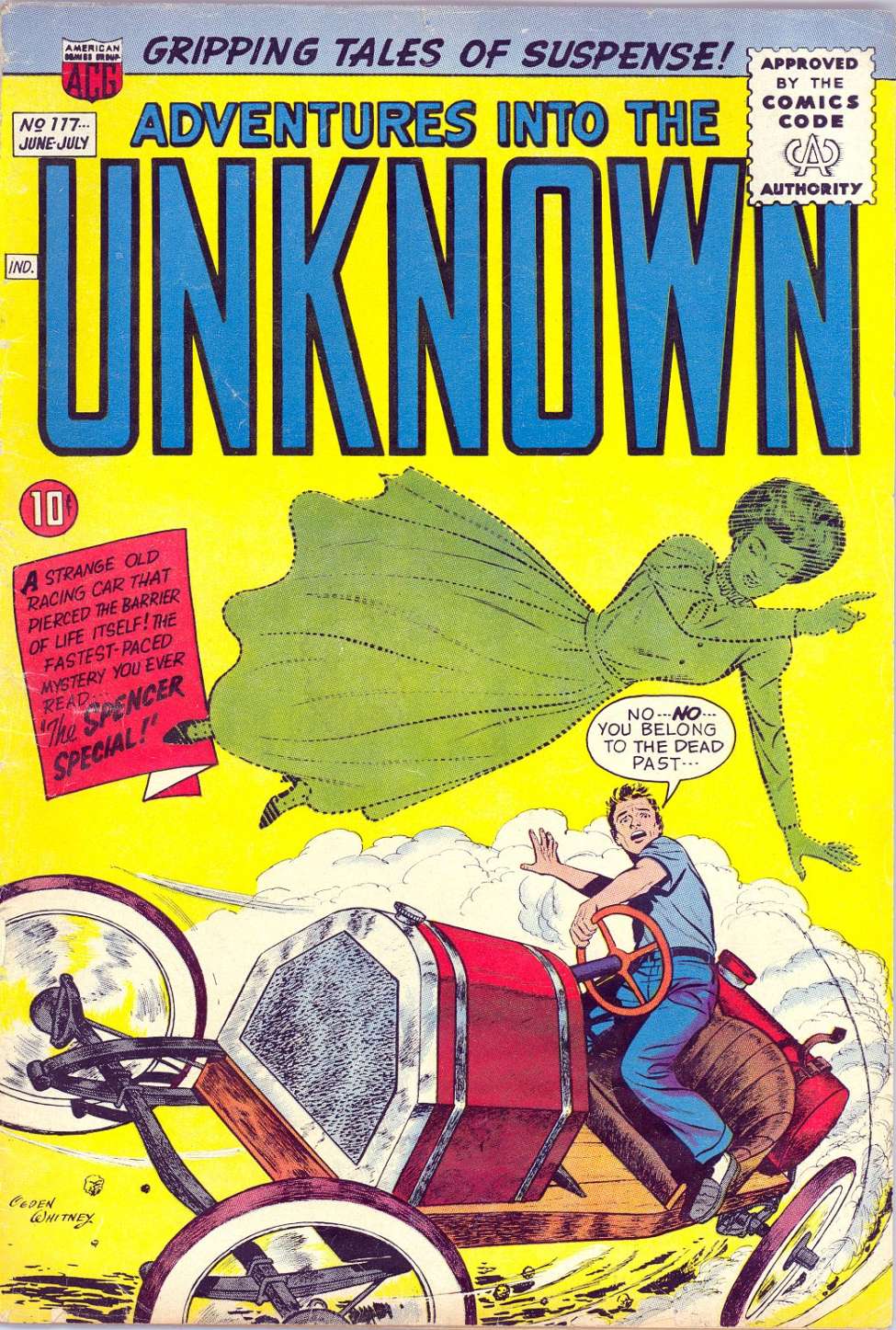 Comic Book Cover For Adventures into the Unknown 117