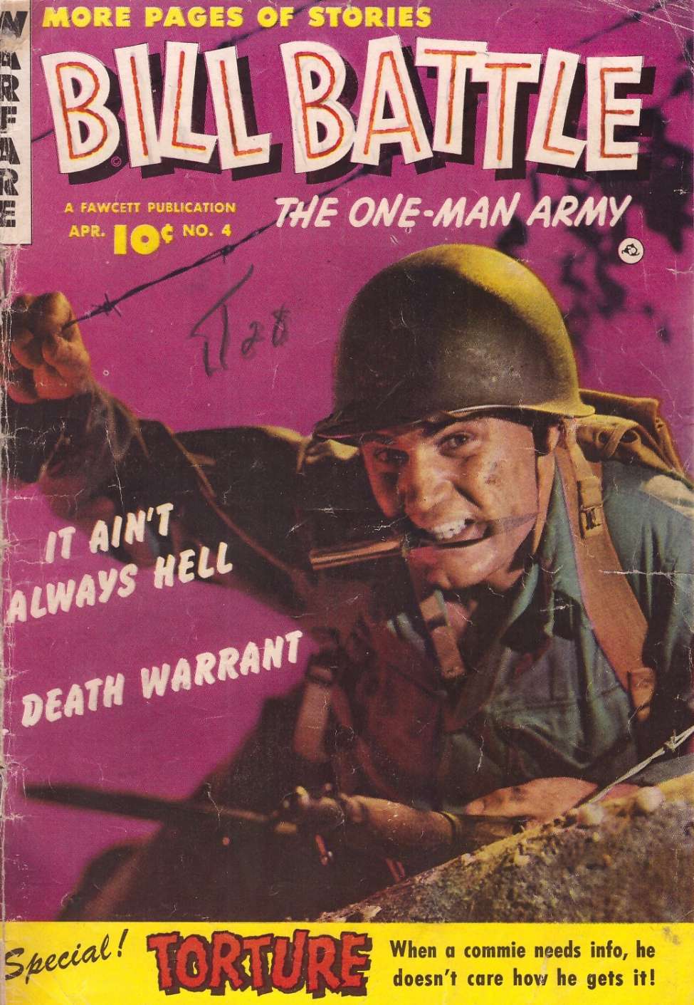 Book Cover For Bill Battle, the One Man Army 4
