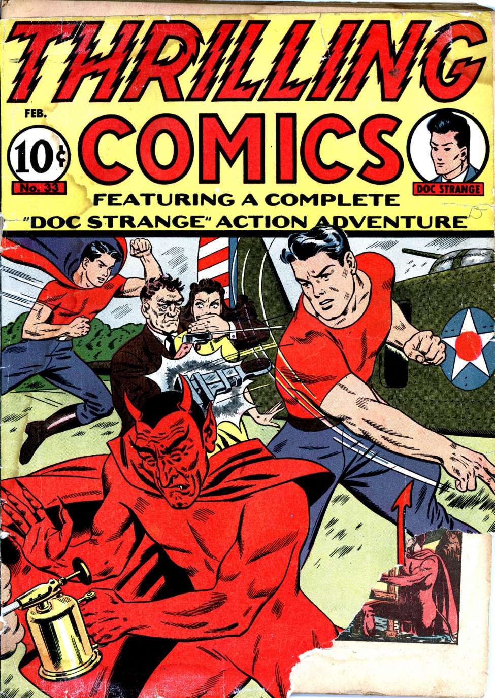 Book Cover For Thrilling Comics 33