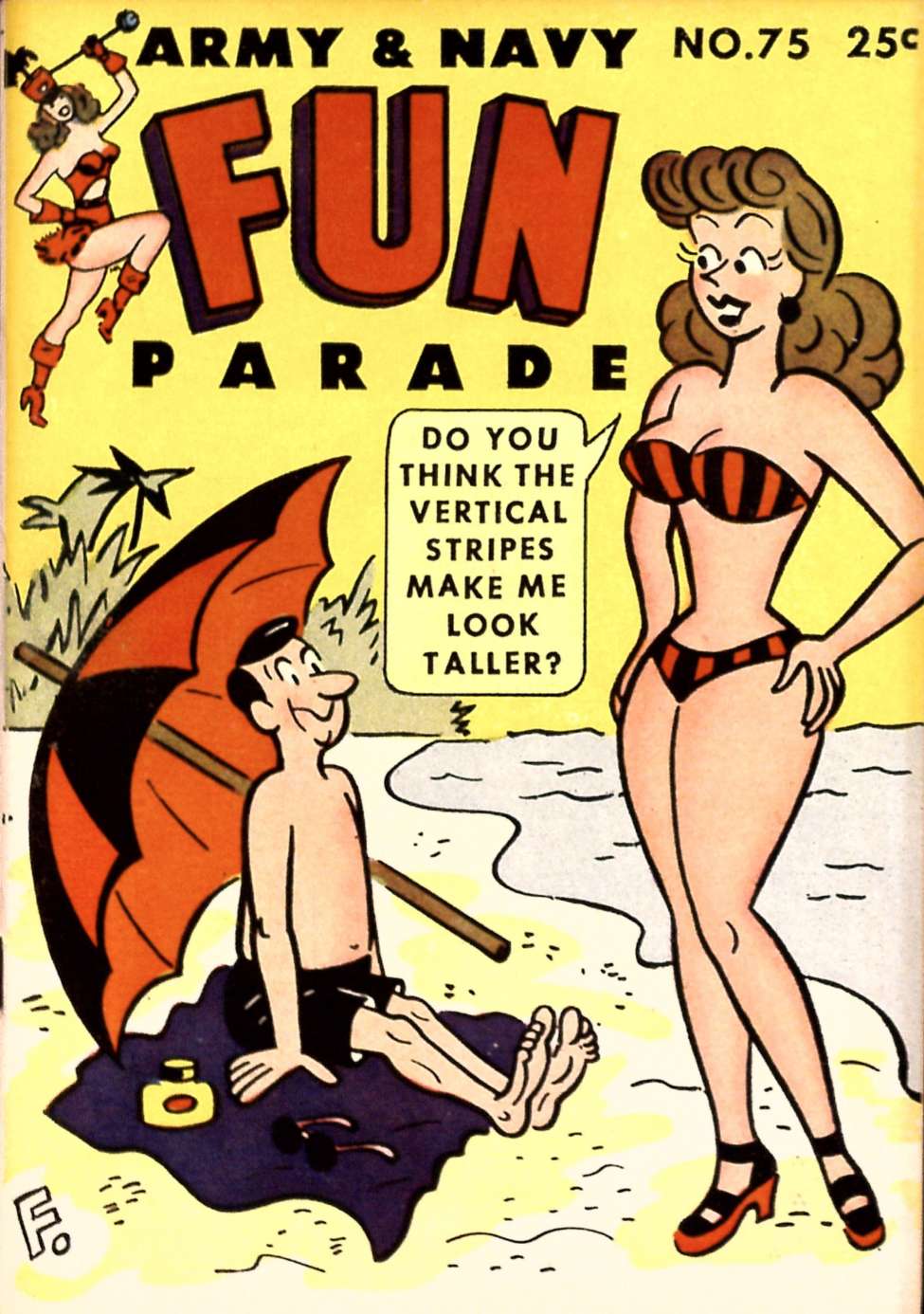 Book Cover For Army & Navy Fun Parade 75