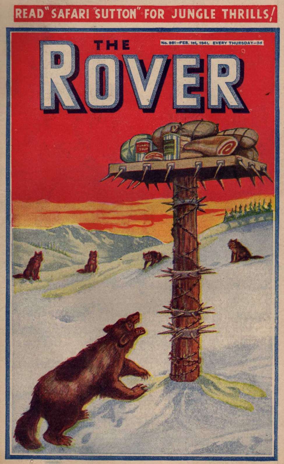 Comic Book Cover For The Rover 981