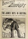 Cover For The New York Detective Library 387 - The James Boys in Boston