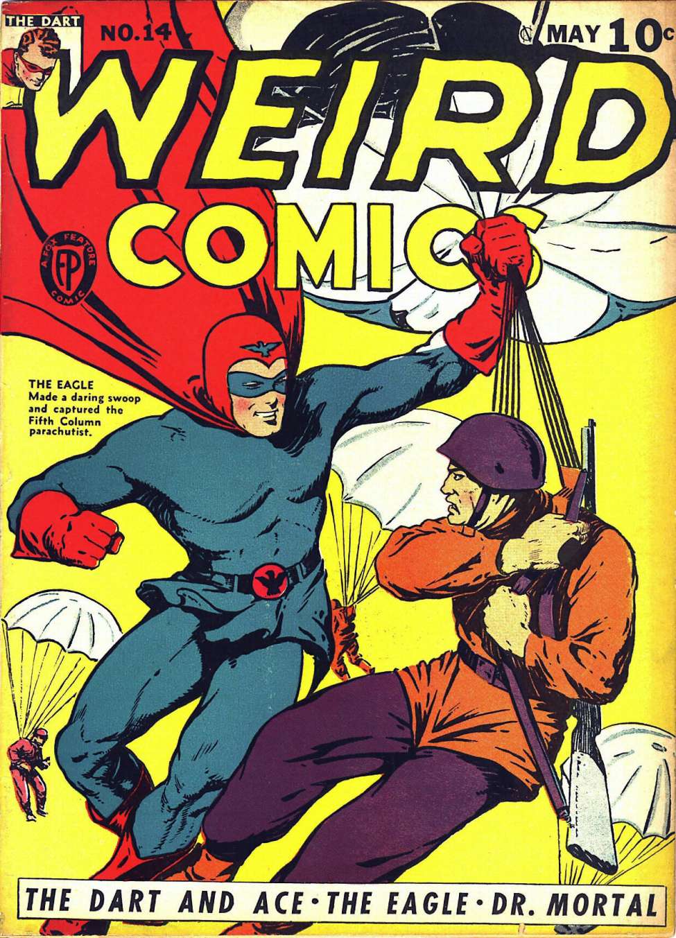 Comic Book Cover For Weird Comics 14