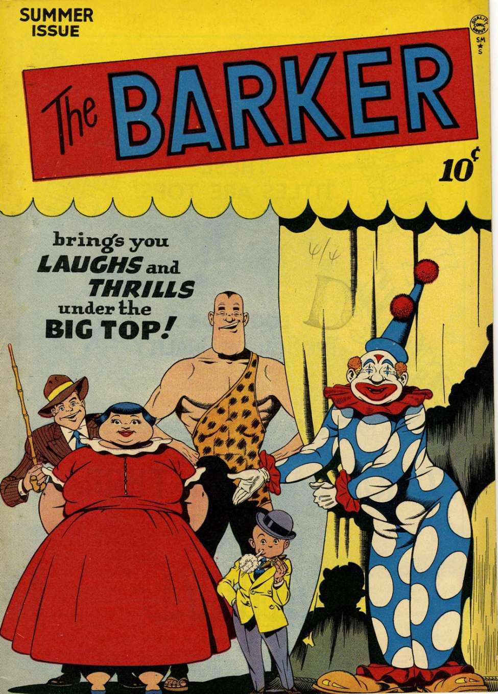 Comic Book Cover For The Barker 4